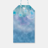 天空銀河系ベビーシャワーギフトラベル ギフトタグ (裏面)