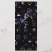 天空銀河系日三日月ネイビー メニュー (裏面)