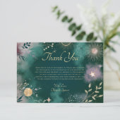 天空魔法ムーン&スターズエメラルド結婚ズ サンキューカード (スタンド正面)