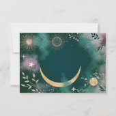 天空魔法ムーン&スターズエメラルド結婚ズ サンキューカード (裏面)