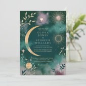 天空魔法ムーン&スターズエメラルド結婚ズ 招待状 (スタンド正面)