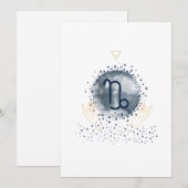 天空魔法-山羊座 サンキューカード (正面/裏面)