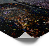 天空2サイケデリック抽象芸術瞑想芸術 ポスター (角)