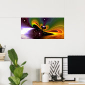 天空 – プリントポスター ポスター (ホームオフィス)