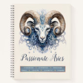 天空〔占星術の〕十二宮図ラムエテリアールファンタジーアリー ノートブック (正面)