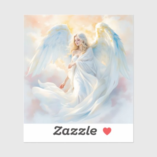 天空 – 天使の平和と光 シール (シート)