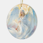天空 – 天使の平和と光 セラミックオーナメント (左)
