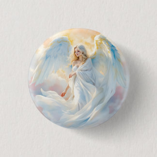 天空 – 天使の平和と光 缶バッジ