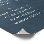 天空 |金ゴールドの座席一覧 ポスター (角)