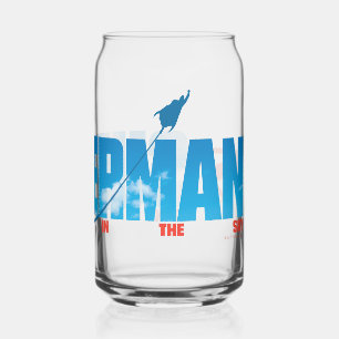 天窓の男すごいのシルエット ガラス缶