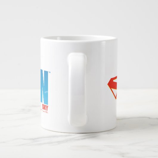 天窓の男すごいのシルエット ジャンボコーヒーマグカップ (裏面)