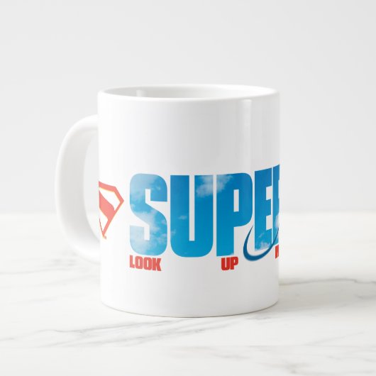 天窓の男すごいのシルエット ジャンボコーヒーマグカップ (正面左)