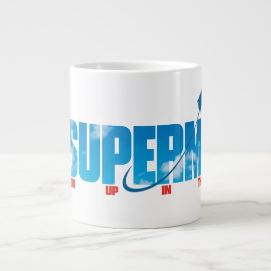 天窓の男すごいのシルエット ジャンボコーヒーマグカップ (正面)