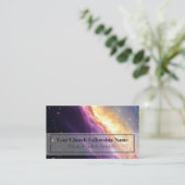 天紫教会の牧師の名刺 名刺 (スタンド正面)