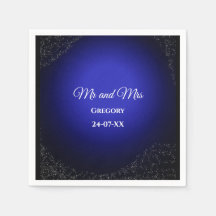 天結婚星の満月と星ミッドナイトブルー