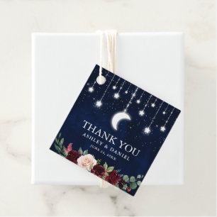 天結婚空の月の星ライトフローラ フェイバータグ