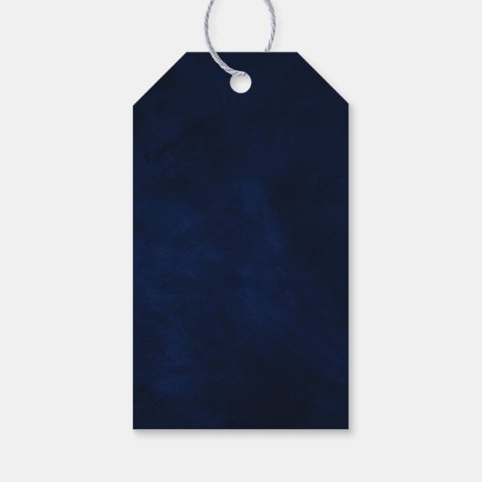 天結婚空の月星フローラありがとう ギフトタグ (裏面)