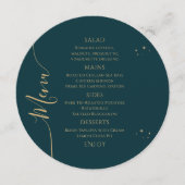 天緑金ゴールド太陽ムーンスターズ30歳の誕生日 メニュー (正面)