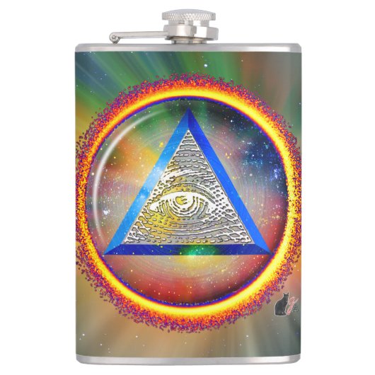 天罰のレンズ フラスク (正面)