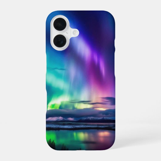 天舞：オーロラ魔法 iPhone 16ケース (裏面)