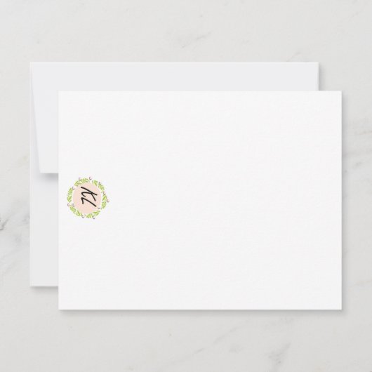 天茶杯 サンキューカード (裏面)