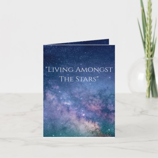 天葬式 案内状 (正面)