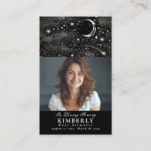 天葬記念祈りの言葉写真カード 名刺 (正面)