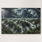 "天蓋の上に雷" – ジグソーパズル (横)