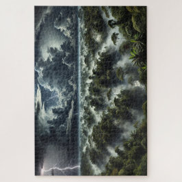 "天蓋の上に雷" – ジグソーパズル