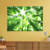 天蓋を通る日光 キャンバスプリント (インサイチュ (リビング))