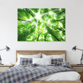 天蓋を通る日光 キャンバスプリント (インサイチュ (寝室))