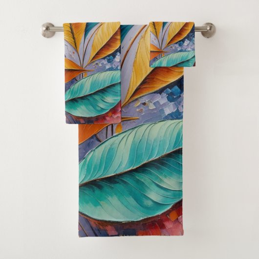 天蓋 | サン&スカイリーフデザイン バスタオルセット (インサイチュ)