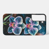 天蘭銀河系星座花 SAMSUNG GALAXYケース (裏面横)