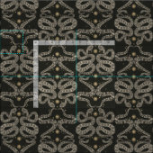 天蛇のダークファブリック ファブリック (タイル)