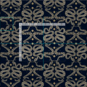 天蛇の藍布 ファブリック (タイル)