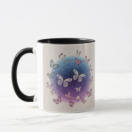 天蝶ドリームマグカップ – Cosmic Stars & Co マグカップ (左)
