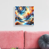 天融合 キャンバスプリント (インサイチュ (リビング))