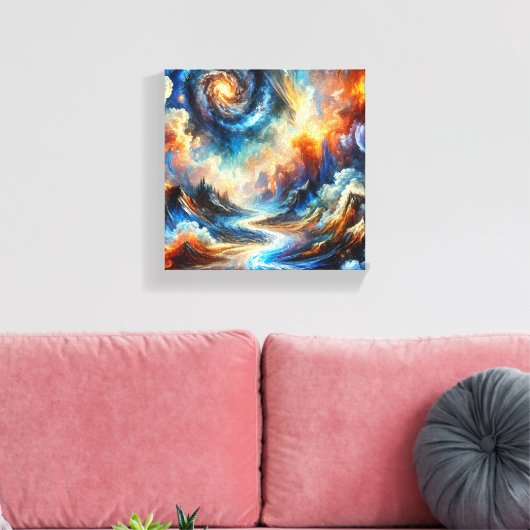 天融合 キャンバスプリント (インサイチュ (リビング))