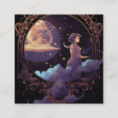 天衛星魔法宇宙背景 スクエア名刺 (正面)