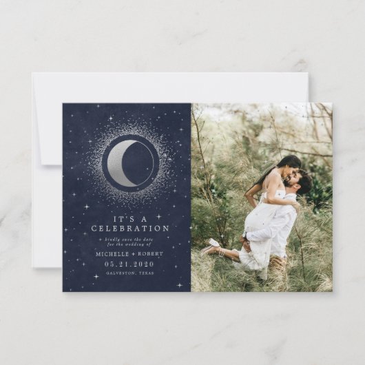 天銀2枚結婚お祝い 招待状 (正面)