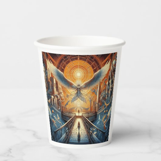 天門 紙コップ (正面)