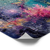 天雨:星間のサンゴの夢の風景 ポスター (角)