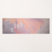 天雲モノグラムサンセットシエレガントックールク ヨガマット (正面(横))