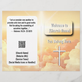 天雲光の教会の公報 チラシ