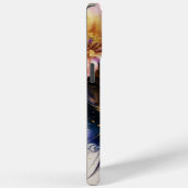 天電話カバー女絵を描性ファンタジー恋人 Case-Mate iPhoneケース (裏面 / 右)