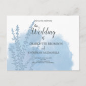 天青植物水彩洗結婚液 ポストカード (正面)