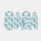 天青牛乳カートン柄パーティー フェイバーボックス (折り畳みなし)