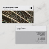 天面-建築-足場写真 名刺 (正面/裏面)