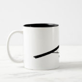 天頂750の極度の義務のコーヒー・マグ ツートーンマグカップ (左)