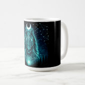 天馬 - 宇宙の自由 ワイルドライフ ギャラクシー コーヒーマグカップ (正面右)